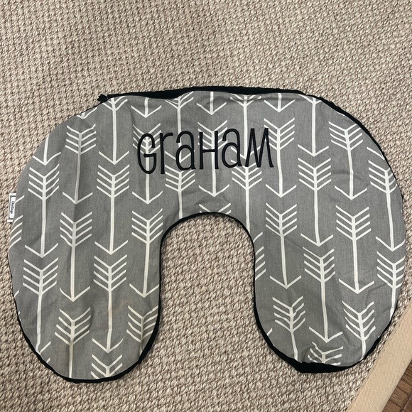 Accessories Graham Embroidered Boppy Pillow Cover Poshmark